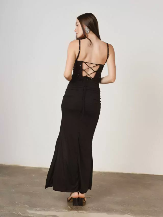 POLLERA LUCY TAJO NEGRO — imagen 2
