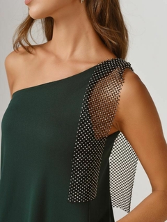 VESTIDO MIA VERDE BOTELLA - comprar online