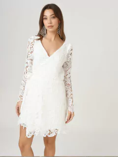 Imagen de VESTIDO TEQUILA GIPIURE NATURAL