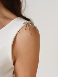 TOP ANTONIA BLANCO STRASS COLGANTE - tienda online