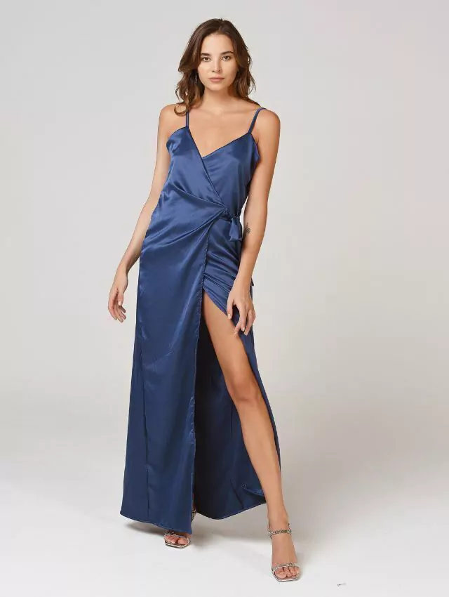 VESTIDO BERTA AZUL MARINO
