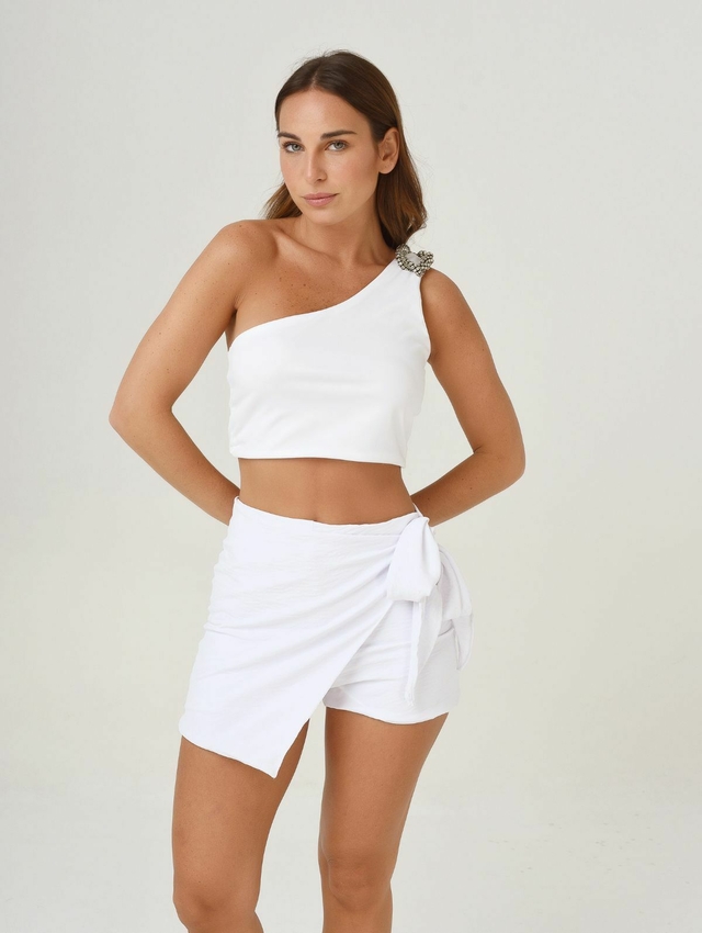 Short Pollera Portugal Blanco thumbnail 2