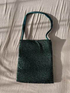 CARTERA KATE LENTEJUELAS VERDE BOTELLA