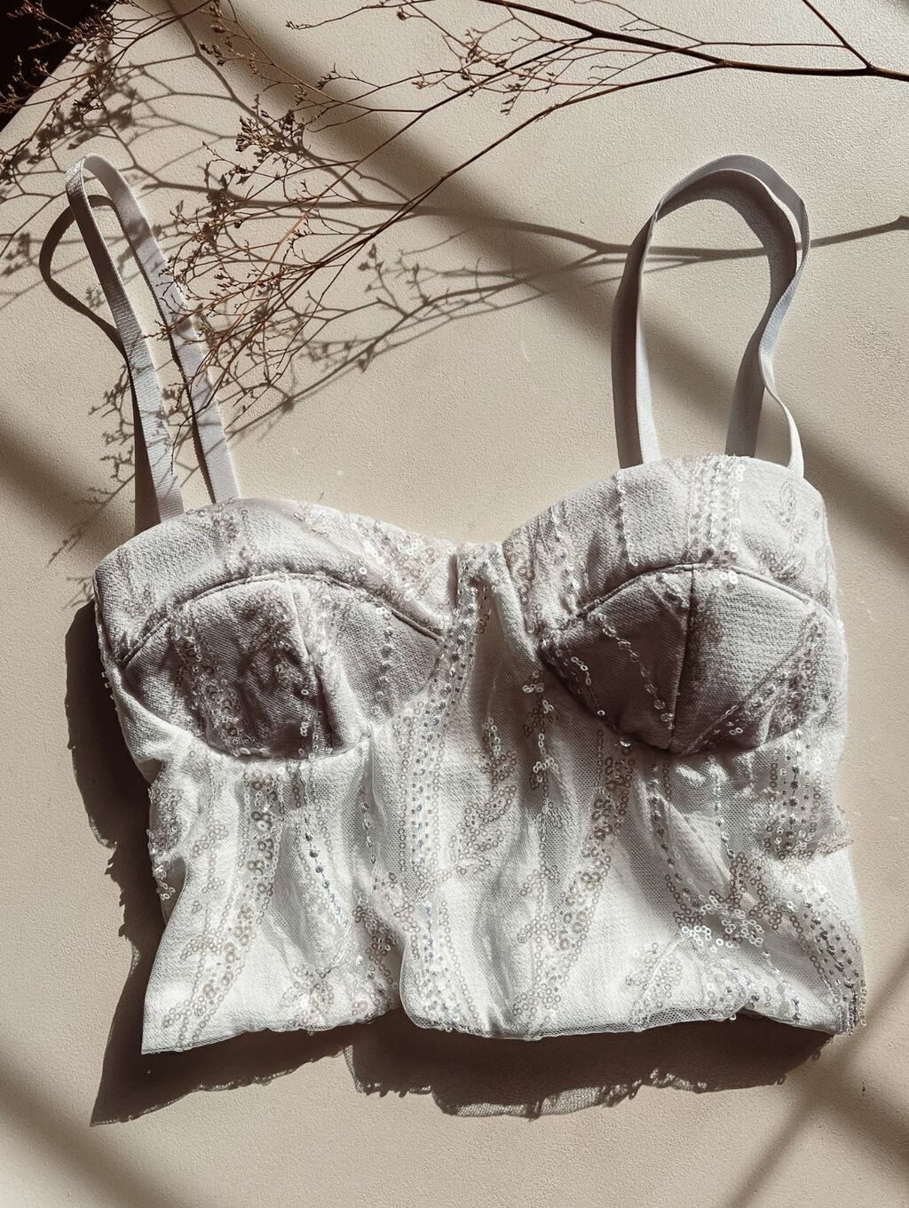 Corset Chardonnay Tul Bordado Nuevo Natural thumbnail 3