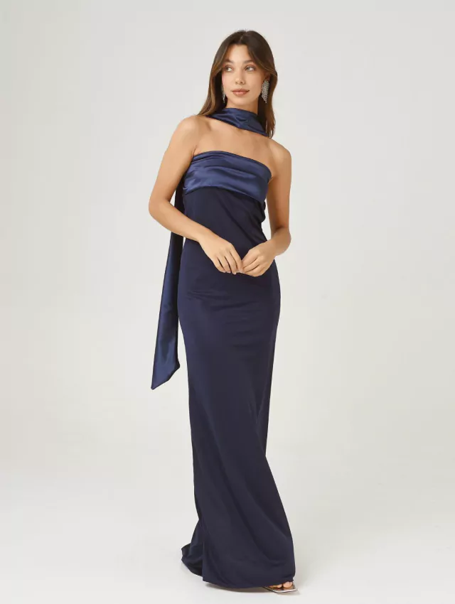VESTIDO BIANCA AZUL MARINO