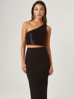 TOP ANTONIA LENTEJUELAS ROMBOS NEGRO en internet