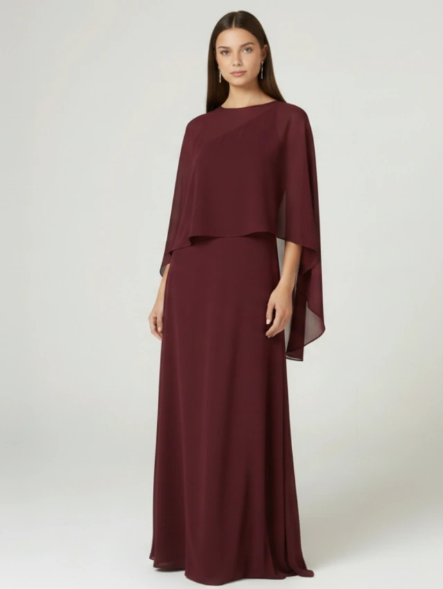 CONJUNTO VESTIDO MIA STRASS BORDO + CAPITA BORDO