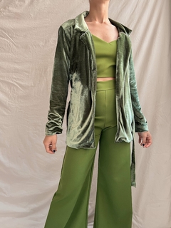 CHAQUETA PANAMERICANA VERDE OLIVA