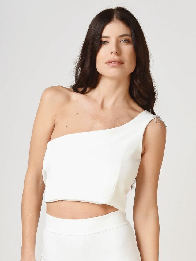 Top Antonia Blanco Strass Colgante thumbnail 3