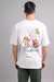 Remera Over Cherry Blanca - comprar online