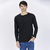 Remera Manga Larga Bottons Negra - comprar online