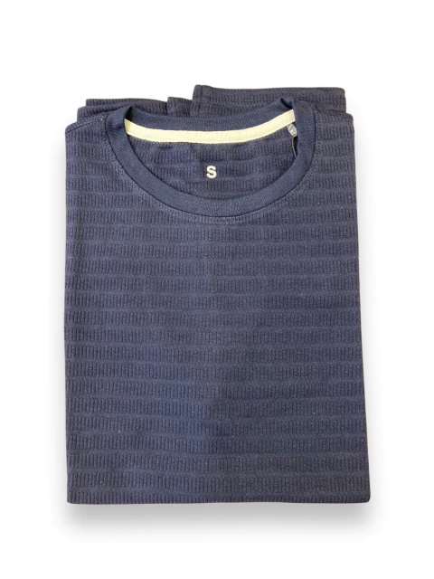 Remera Textura Azul - comprar online