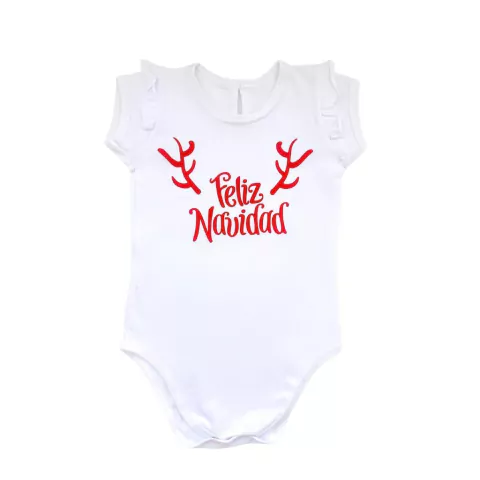 BODY FELIZ NAVIDAD BLANCO