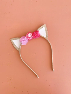 CONJUNTO MINI GATITO FLOWERS ROSA Y FUCSIA - Princess tutu