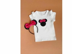 REMERA MINNIE CLASICA FUCSIA