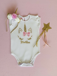 BODY MINI UNICORNIO PERSONALIZADO - comprar online