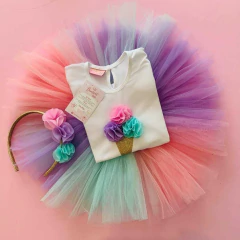 CONJUNTO MINI HELADO - Princess tutu