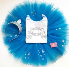 CONJUNTO MINI CENICIENTA II MANGA CORTA