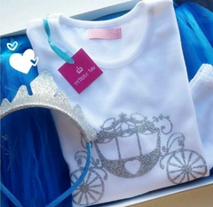 CONJUNTO MINI CENICIENTA II MANGA CORTA en internet