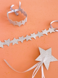 VINCHA Y VARITA ESTRELLAS