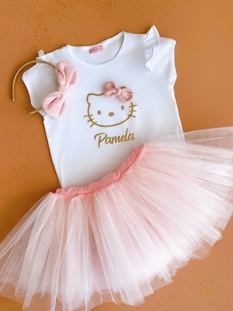 CONJUNTO KITTY PERSONALIZADO MANGA LARGA