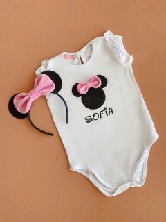 CONJUNTO MINI MINNIE NEGRO PERSONALIZADO - Princess tutu