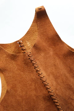 TOP GAMUZADO TELMA ÓXIDO - La Simona Handbags