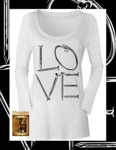 Remera Femenina Manga Larga | Diseño 5078