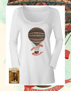 Remera Femenina Manga Larga - comprar online