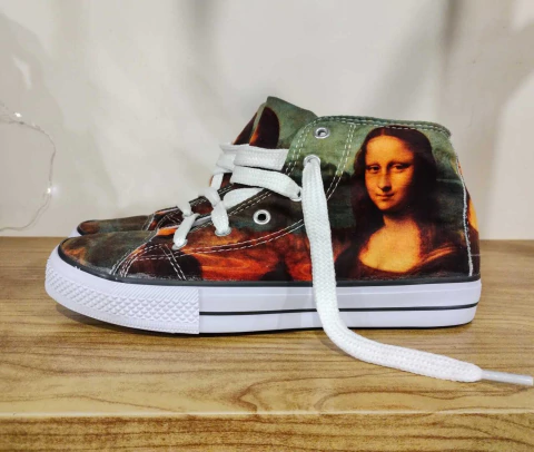 Zapatillas Celosas Caña Alta | Diseño Z123 | La Gioconda · Leonardo Da Vinci - comprar online