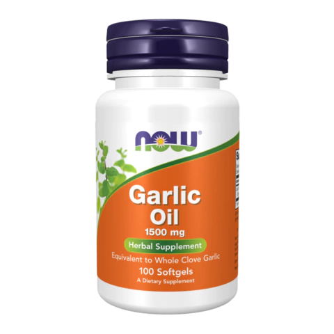 OLEO DE ALHO 1500MG 100 SOFTGELS NOWFOODS