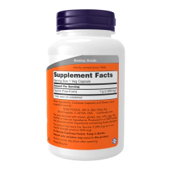 Taurina Extra Forte 1000mg 100 Cápsulas Now Foods - comprar online