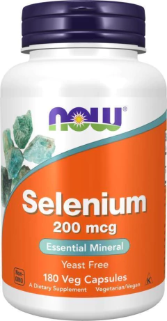 SELENIO 200MCG 180 VEG CAPSULES NOW FOODS - comprar online