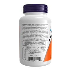 Imagem do Taurina Extra Forte 1000mg 100 Cápsulas Now Foods