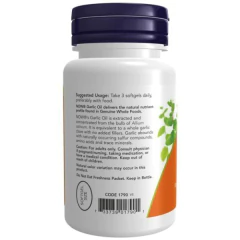 Imagem do OLEO DE ALHO 1500MG 250 SOFTGELS NOWFOODS