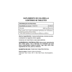 Chlorella 1000MG 60 Pastilhas - NowFoods - comprar online