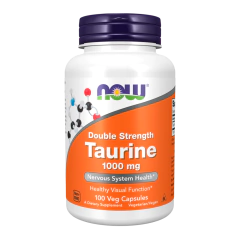 Taurina Extra Forte 1000mg 100 Cápsulas Now Foods