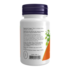 Imagem do OLEO DE ALHO 1500MG 100 SOFTGELS NOWFOODS