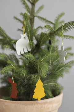 Imagen de ADORNOS NAVIDEÑOS FORMITAS (x5)