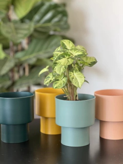 MACETA URANO ALUMINIO - comprar online