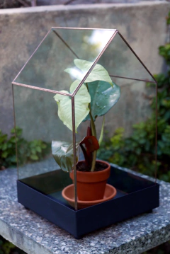 CASA INVERNADERO CON BASE DE METAL - comprar online