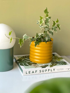 MACETA 12CM CURVY ALUMINIO