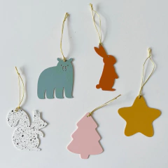 ADORNOS NAVIDEÑOS FORMITAS (x5) - tienda online