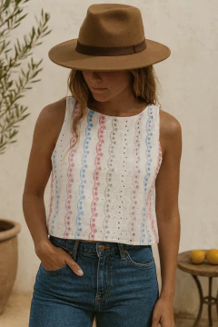 Blusa Vin bordada - comprar online