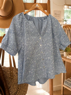 Camisa Estampada serena - Ambar Peulot