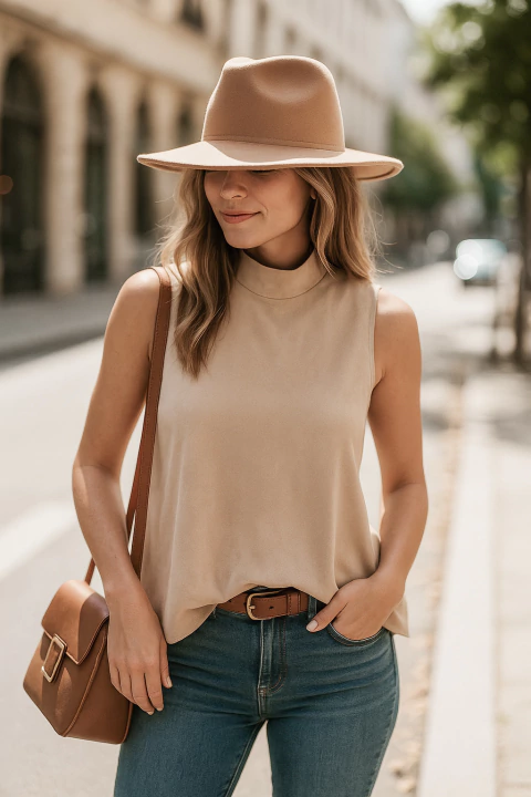 Blusa Araceli Gamuzada - comprar online