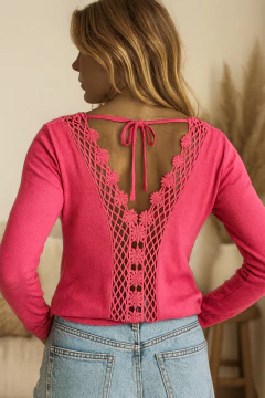 Sweater liviano Raquel Broderie - comprar online