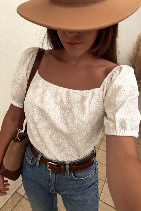 Blusa Oli Broderie - comprar online