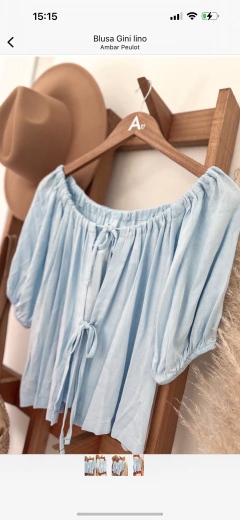 Blusa Gini lino en internet