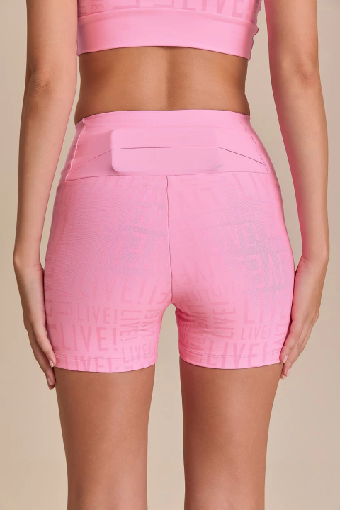 Shorts Fit Live! Sense Pro Rosa Novel P1479